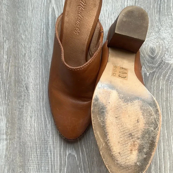 Madewell Harper Mules-English Saddle - Picture 12 of 12